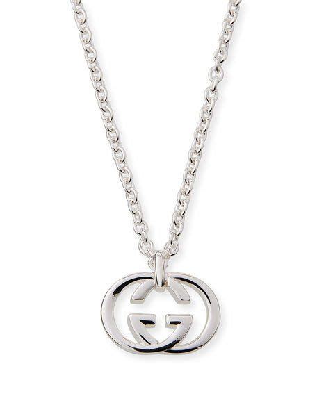 cheap gucci mens necklace|gucci silver britt necklace men's.